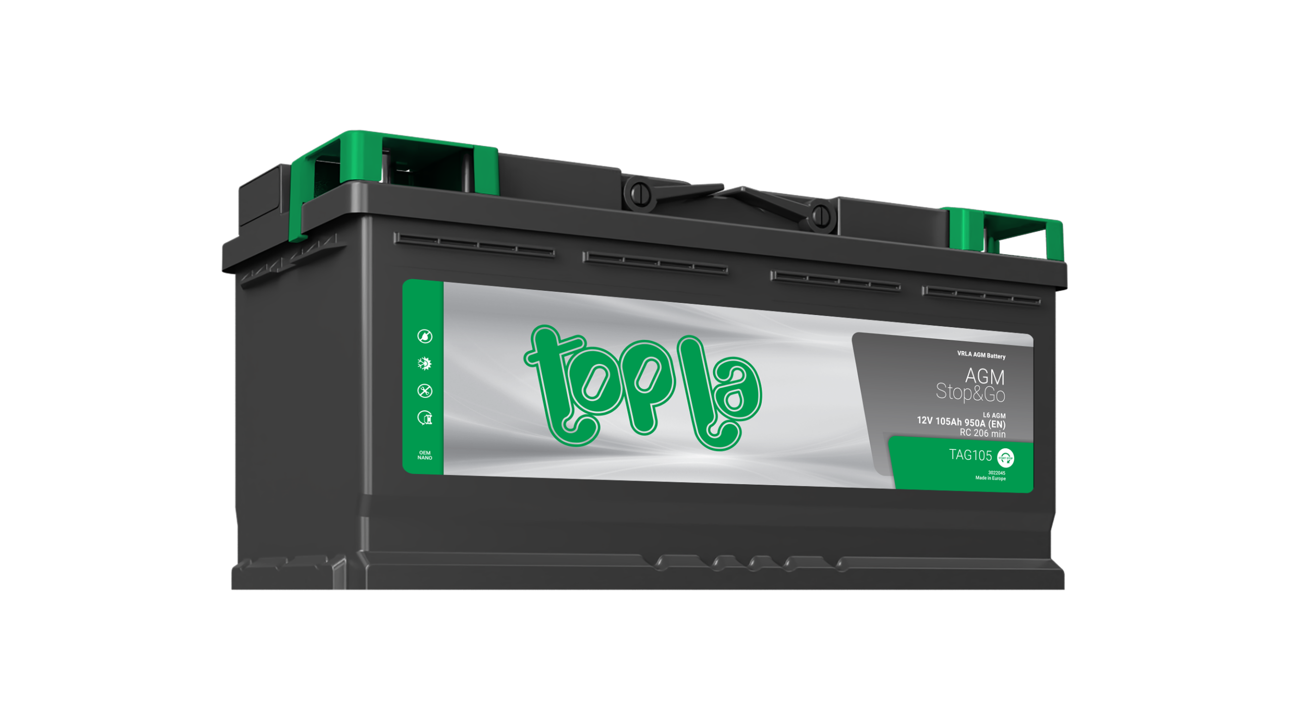 TOPLA AGM STOP&GO - TAG105